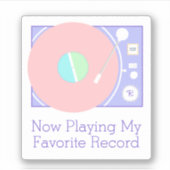 ソフトレトロビニールクラシックビベス棋士 シール (正面)