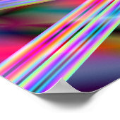 ソフトレーザー抽象芸術アート ポスター (角)