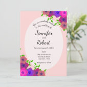 ソフトロマンチックピンクペチュニア 招待状 (スタンド正面)