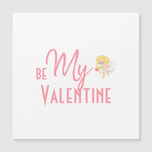 ソフトロマンチックマイバレンタイン磁気カード (正面)