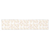 ソフトロータスブロッサム&バタフライグローテーブルクロス ショートテーブルランナー (横)