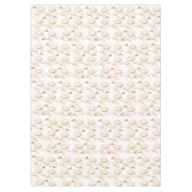 ソフトロータスブロッサム&バタフライグローテーブルクロス