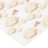 ソフトロータスブロッサム&バタフライグローテーブルクロス テーブルクロス (アングル)