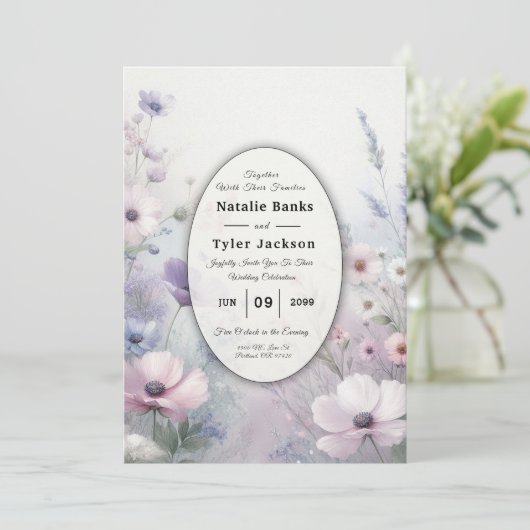 ソフトワイルドフラワーメドデイドリームス 招待状 (スタンド正面)