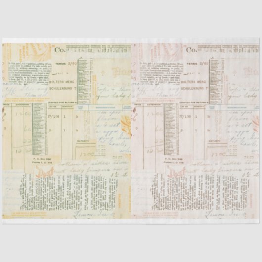 ソフトヴィンテージテクスチャ 薄葉紙 (正面)