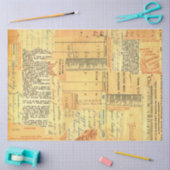 ソフトヴィンテージテクスチャ 薄葉紙 (クラフト)