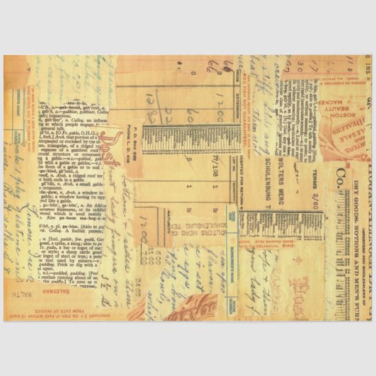 ソフトヴィンテージテクスチャ 薄葉紙 (正面)