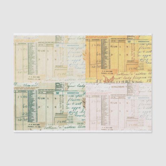 ソフトヴィンテージテクスチャ 薄葉紙 (正面)