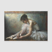 ソフトヴィンテージバレリーナ結束スリッパのデコページ 薄葉紙 (正面)