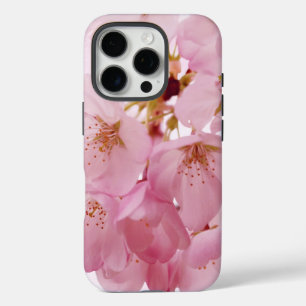 ソフトヴィンテージピンクさくらんぼの花 iPhone 16 PROケース