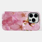 ソフトヴィンテージピンクさくらんぼの花 Case-Mate iPhoneケース (裏面 (横))
