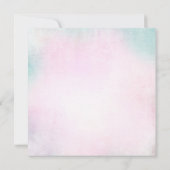 ソフトヴィンテージピンクさくらんぼブラウズブライダルシャワー 招待状 (裏面)