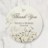 ソフトヴィンテージ赤ちゃんの息結婚は感謝する フェイバータグ (正面)