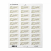 ソフトヴィンテージ赤ちゃんの息 ラベル (フルシート)