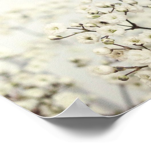 ソフトヴィンテージ赤ん結婚坊の息の歓迎サイン ポスター (角)