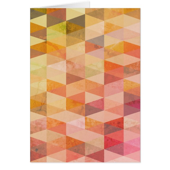 ソフト三角形のジオメトリパターン (正面)