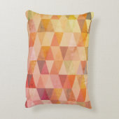 ソフト三角形のジオメトリパターン アクセントクッション (裏面(縦))