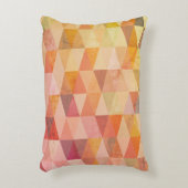 ソフト三角形のジオメトリパターン アクセントクッション (正面(垂直))