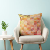 ソフト三角形のジオメトリパターン クッション (椅子)