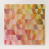 ソフト三角形のジオメトリパターン ジグソーパズル (横)