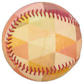ソフト三角形のジオメトリパターン ソフトボール (正面左)