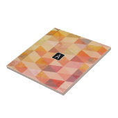 ソフト三角形のジオメトリパターン |モノグラムの | タイル (側面)