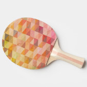 ソフト三角形のジオメトリパターン 卓球ラケット (横)