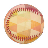 ソフト三角形のジオメトリパターン 野球ボール (正面左)