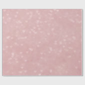 ソフト分散ハートパターン – ピンク ラッピングペーパー (フラット)