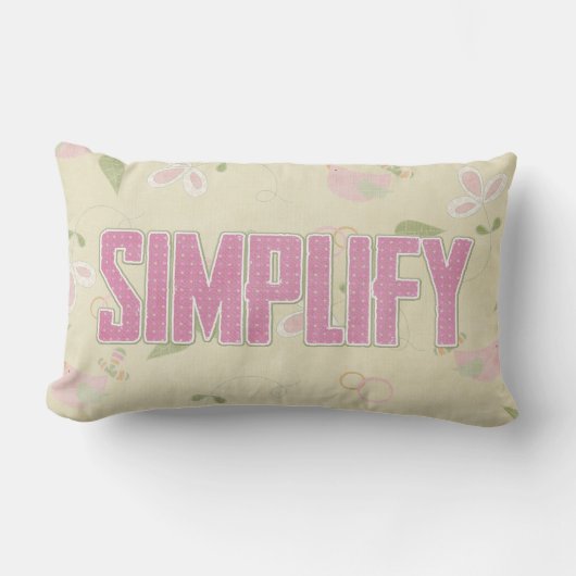 ソフト単純化 ランバークッション (正面)