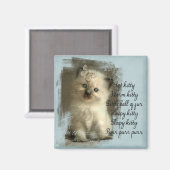 ソフト子猫、ラグドール磁石 マグネット (正面/裏面)