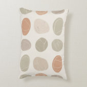 ソフト小石装飾用クッションニュートラル自然アクセント アクセントクッション (裏面(縦))