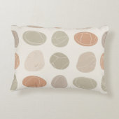 ソフト小石装飾用クッションニュートラル自然アクセント アクセントクッション (裏面)