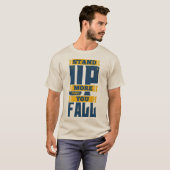 「ソフト心地よい、強い言葉:やる気を起こさせる引用文Te Tシャツ (正面フル)