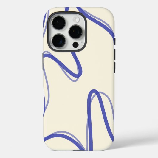 ソフト抽象デザインミニマル- Eutitic Art Case-Mate iPhoneケース (裏面)