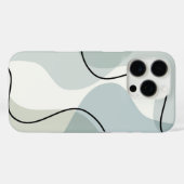 ソフト抽象デザインミニマル- Eutitic Art Case-Mate iPhoneケース (裏面 (横))