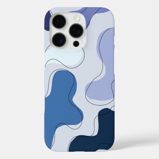 ソフト抽象デザインミニマル- Eutitic Art Case-Mate iPhoneケース (裏面)