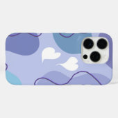 ソフト抽象芸術ハートデザインミニマル- Eutitic Art Case-Mate iPhoneケース (裏面 (横))