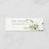 ソフト抽象芸術フローライヤリングフープ表示 スキニー名刺 (正面)