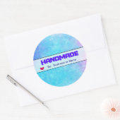 ソフト抽象芸術水彩手作り ラウンドシール (封筒)