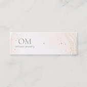 ソフト抽象芸術水彩表示ホルダーB スキニー名刺 (正面)