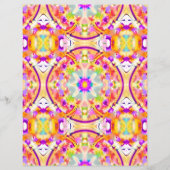 ソフト春パステル絞り染めパターン (正面)