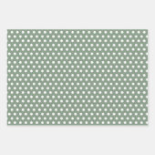 ソフト春ラムパステルグリーンリーユーカリリース ラッピングペーパーシート (正面2)