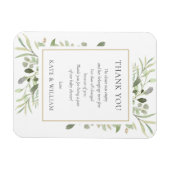 ソフト春葉グリー赤ちゃんシャワー詩 マグネット (横)