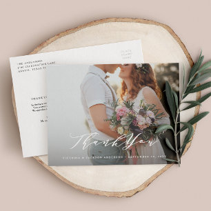ソフト書結婚道の感謝フォトポストカード ポストカード
