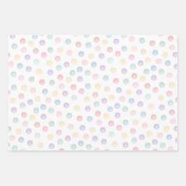 ソフト水玉模様 – 任意大事な行事 ラッピングペーパーシート