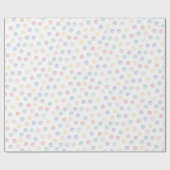 ソフト水玉模様 – 任意大事な行事 ラッピングペーパー (フラット)