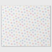 ソフト水玉模様 – 任意大事な行事 ラッピングペーパー (フラット)