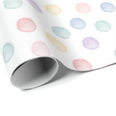 ソフト水玉模様 – 任意大事な行事 ラッピングペーパー (ロールコーナー)