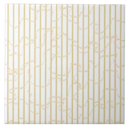 ソフト波ストライプの タイル